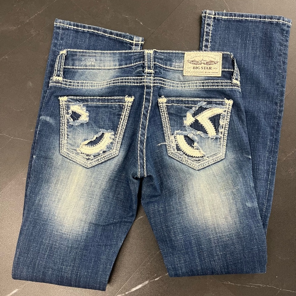 Womens Big Star Liv Slim Boot jeans - size 26R